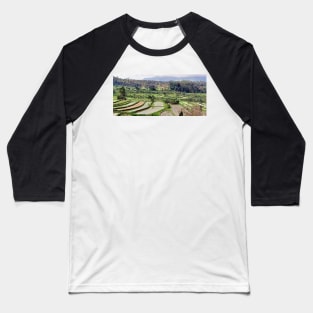 Rice fields, Amlapura, Bali, Indonesia Baseball T-Shirt